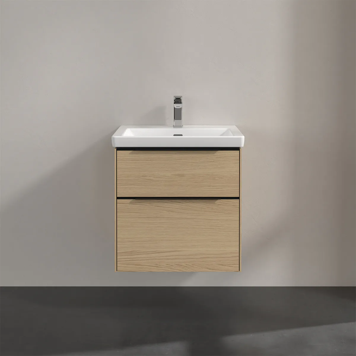 Tvättställsskåp Villeroy & Boch Subway 3.0 med 2 Lådor
