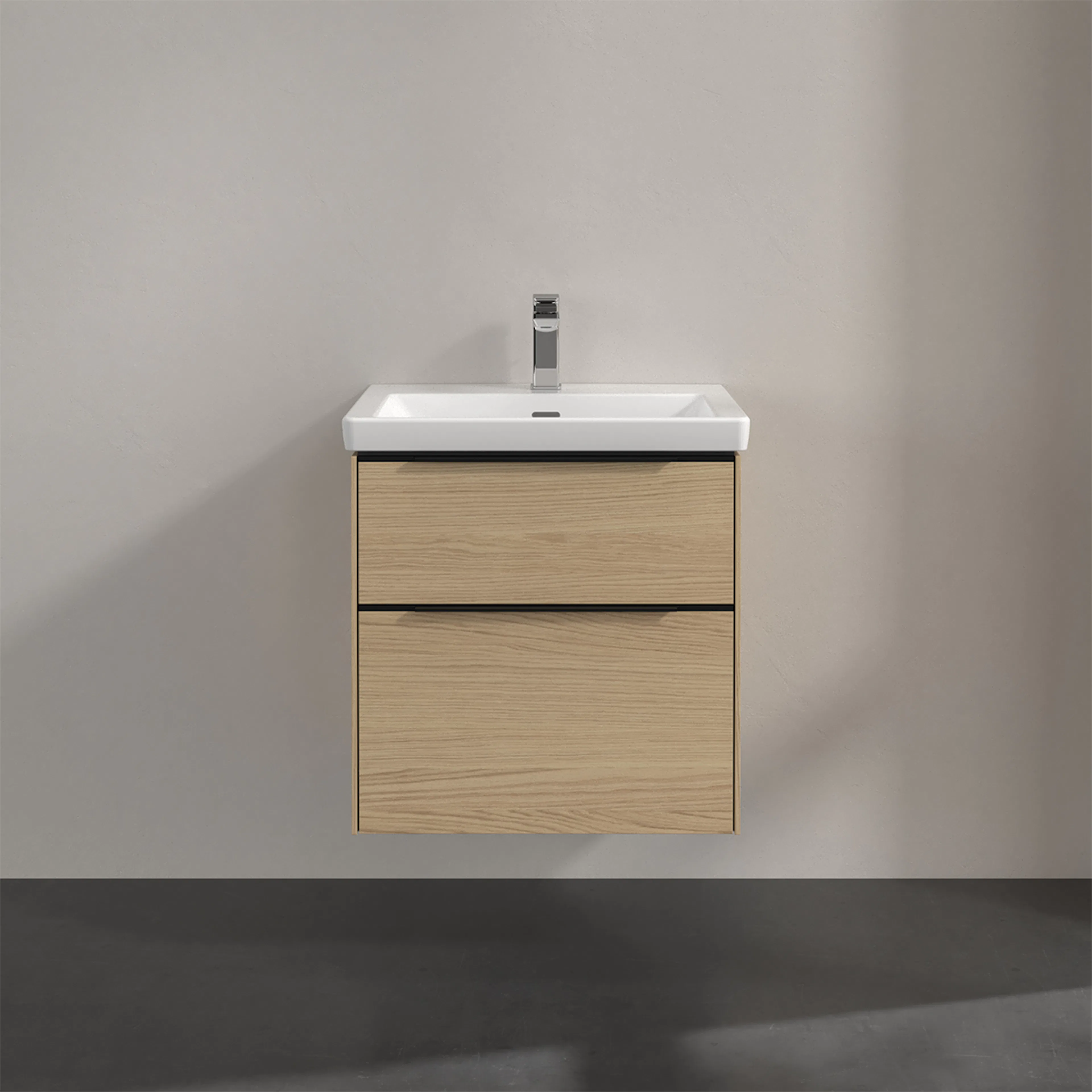 Tvättställsskåp Villeroy & Boch Subway 3.0 med 2 Lådor