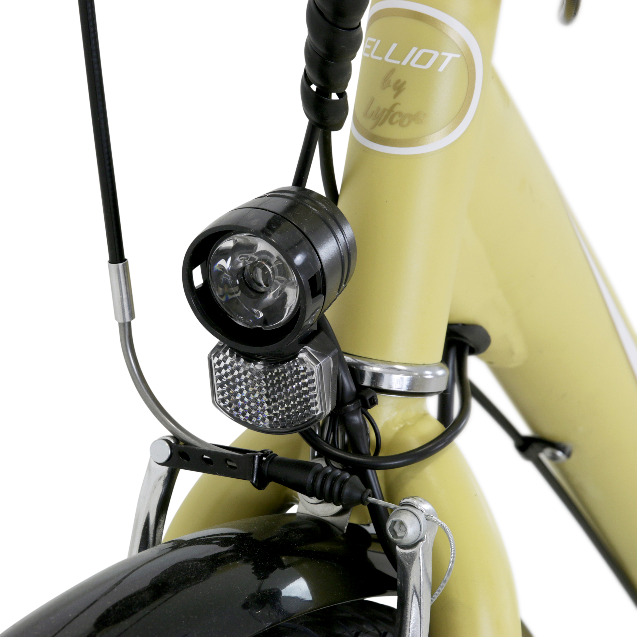 Elcykel Lyfco Herr 28" med Cykeldator Sandgul