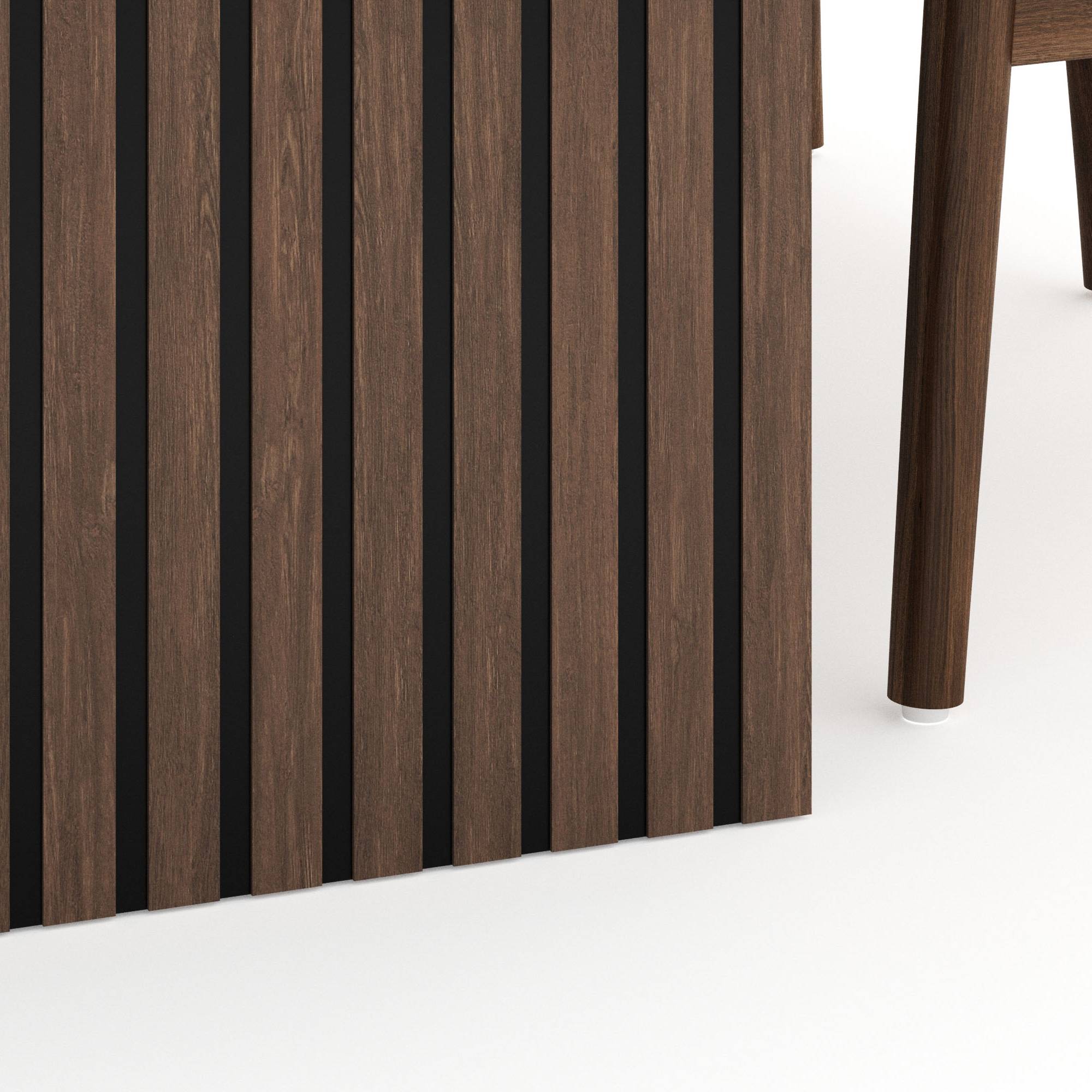 Matgrupp Bark Richeto Rektangulärt Matbord 240 cm med 6 Dastoori Matstol