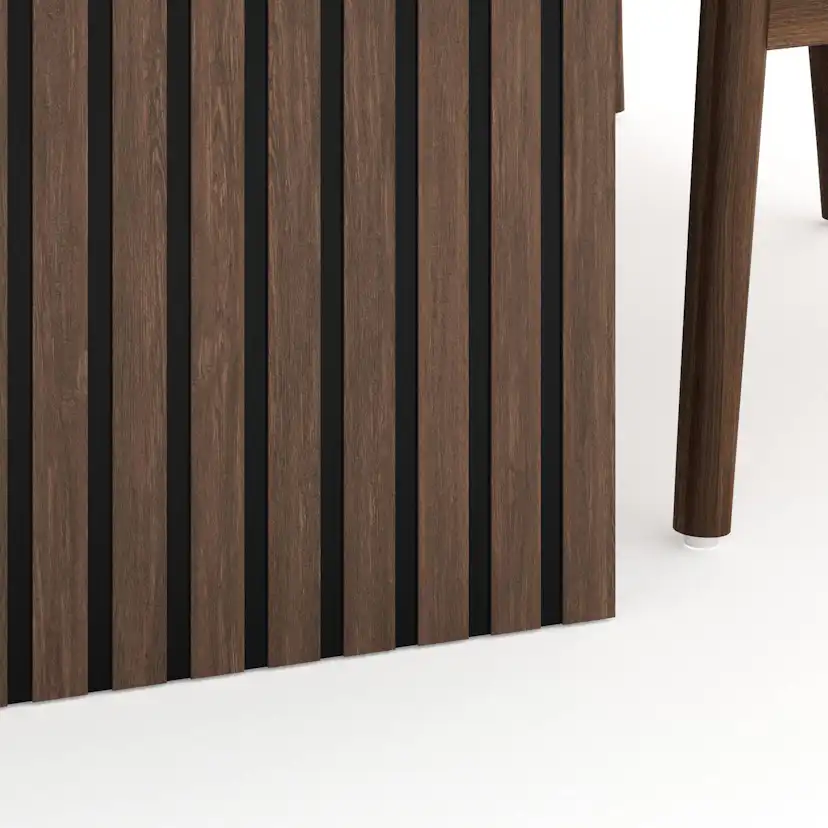 Matgrupp Bark Richeto Rektangulärt Matbord 240 cm med 6 Dastoori Matstol