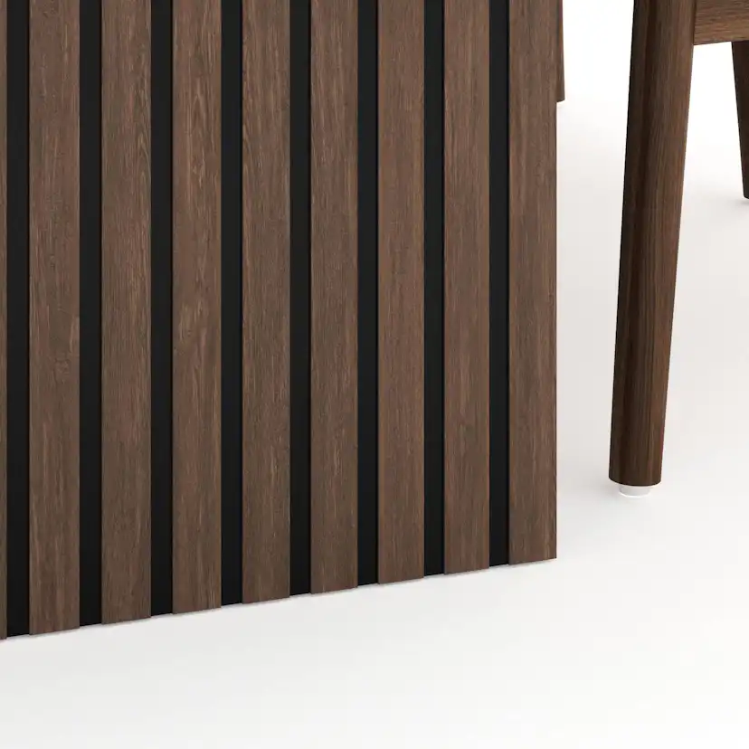 Matgrupp Bark Richeto Rektangulärt Matbord 240 cm med 6 Dastoori Matstol