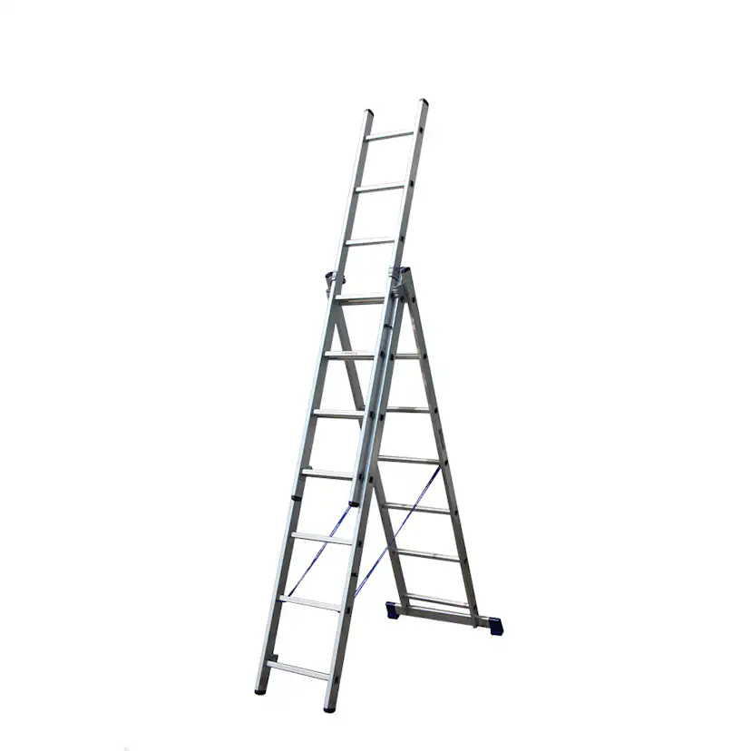 Kombistege 3-del 5,1 M Längd: 5,1 meter, Antal steg: 8 st