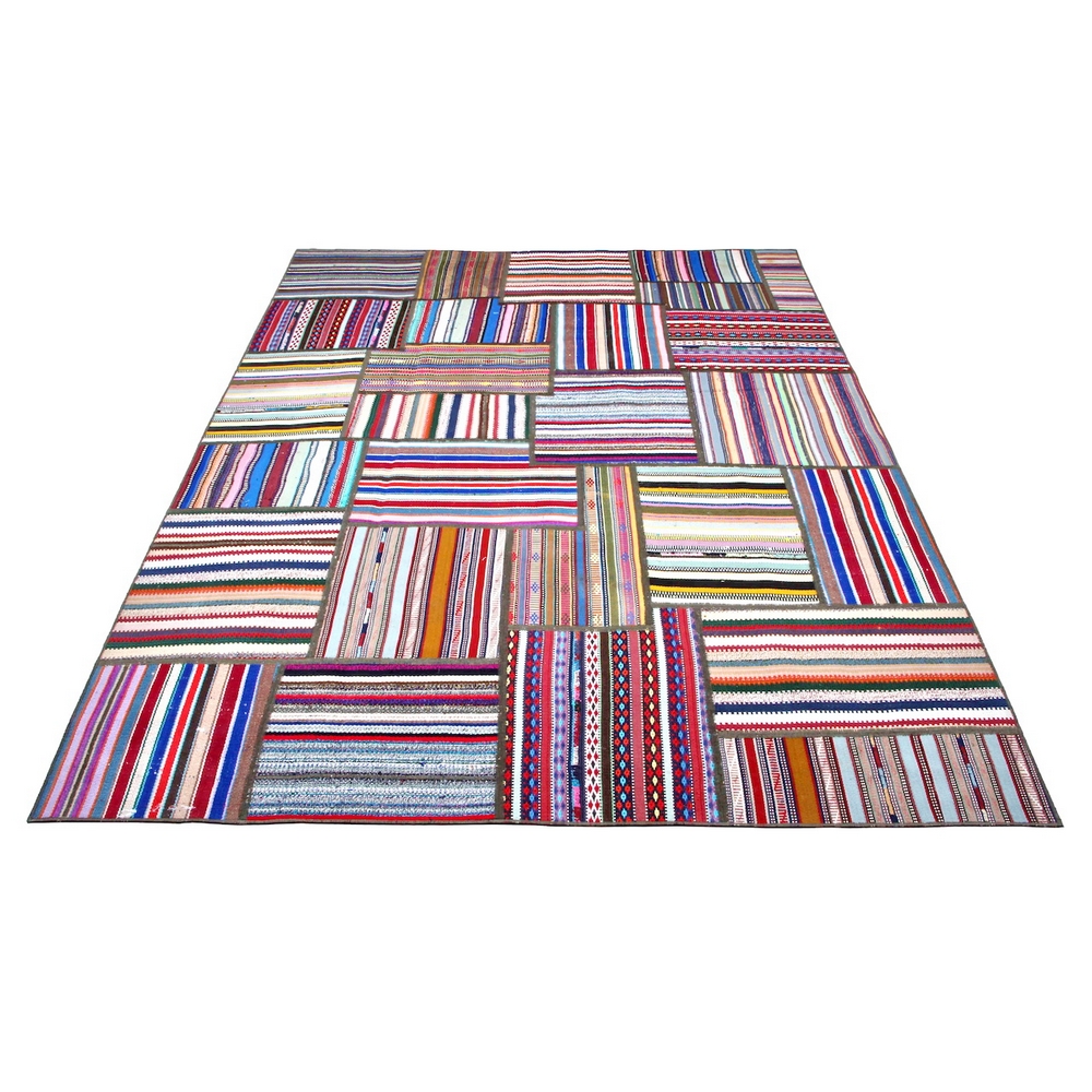 Persisk Patchworkmatta Arkiio Flerfärgad 184x230
