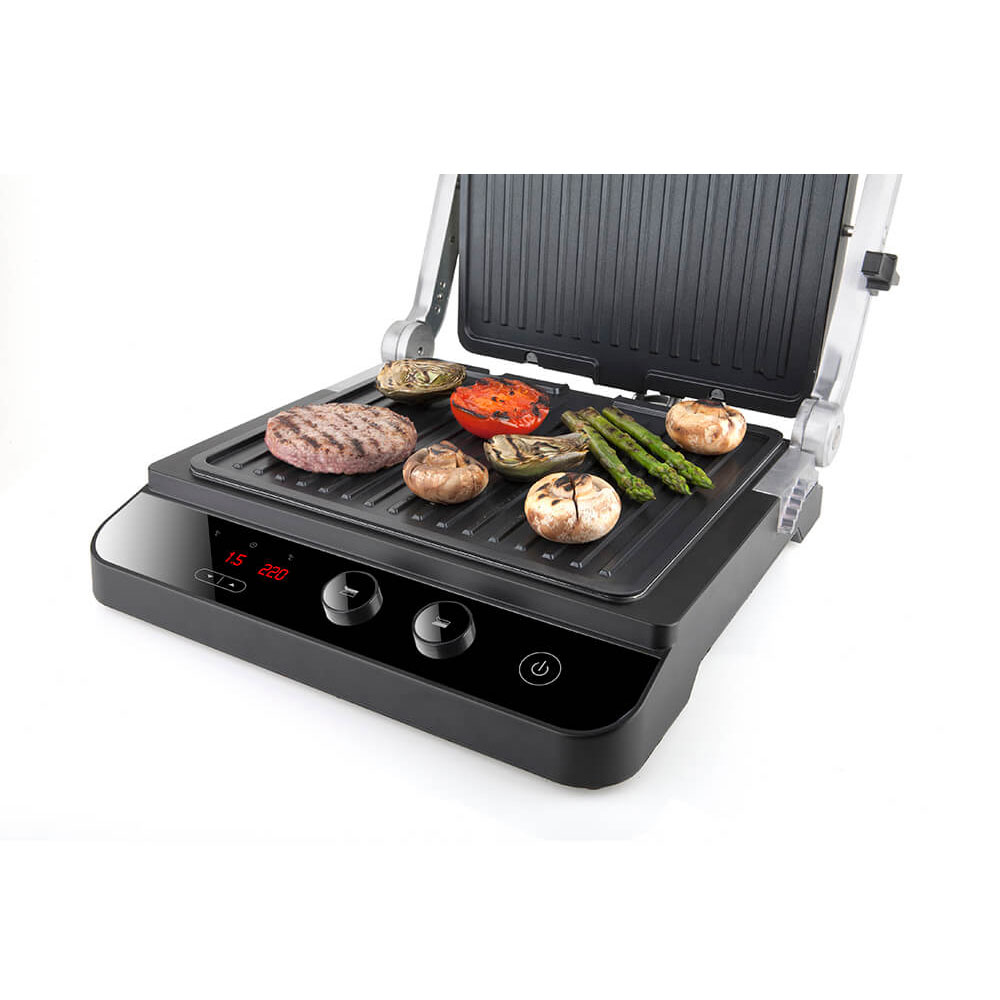 Bordsgrill BLACK+DECKER Temp Control Extra Plattor 2000W Borstat stål