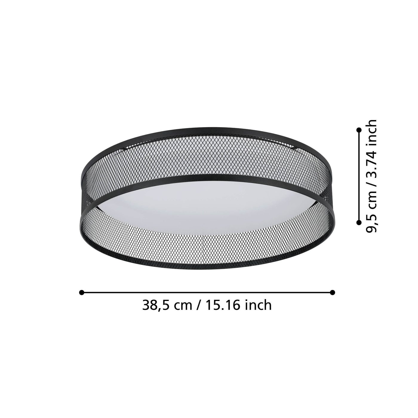 Taklampa Eglo Luppineria Ø385 mm