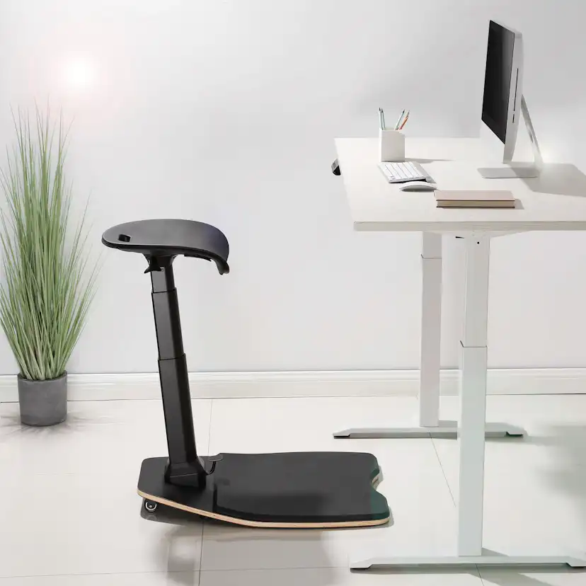 Ergonomisk Sitt-/ståstol LogiLink med Anti-trötthetsmatta