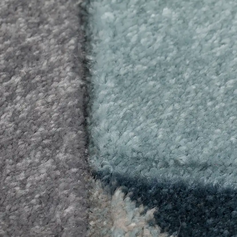 Friezematta Flair Rugs Aurora Blå