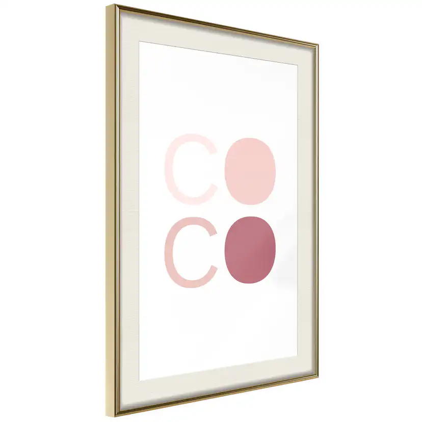 Poster Artgeist Affisch Pink Coco