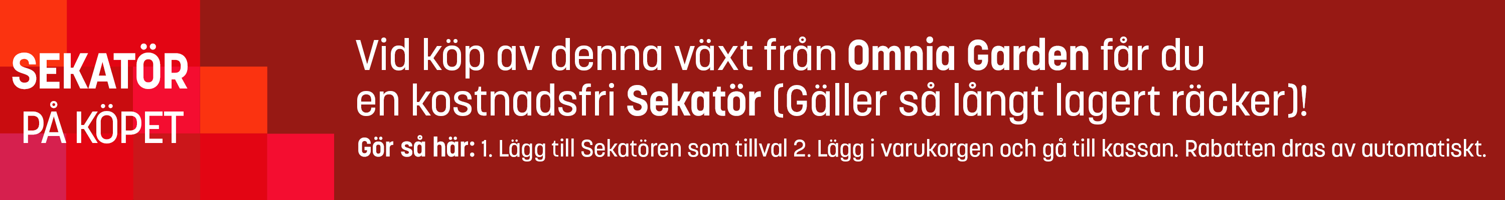2/9 - Omnia Garden - Sekatör på köpet