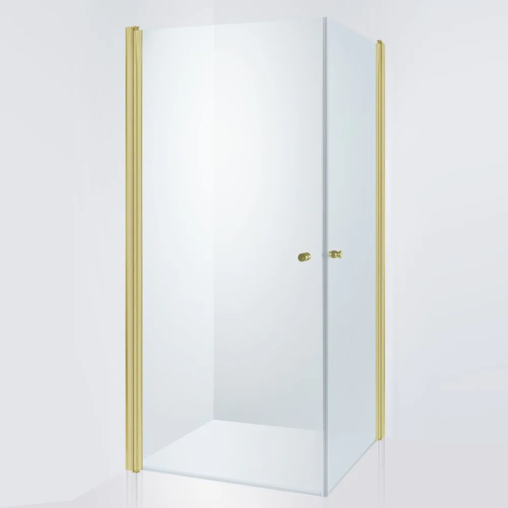 Duschhörn Duschbyggarna Twin De Luxe Klarglas