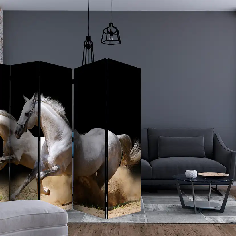 Rumsavdelare Skärmvägg Arkiio Galloping Horses On The Sand II 225x172 cm