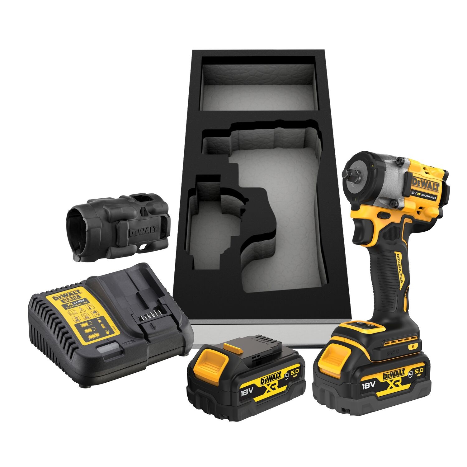 Mutterdragare DeWalt DCF923P2G 18V XR 405Nm 2x5 Ah