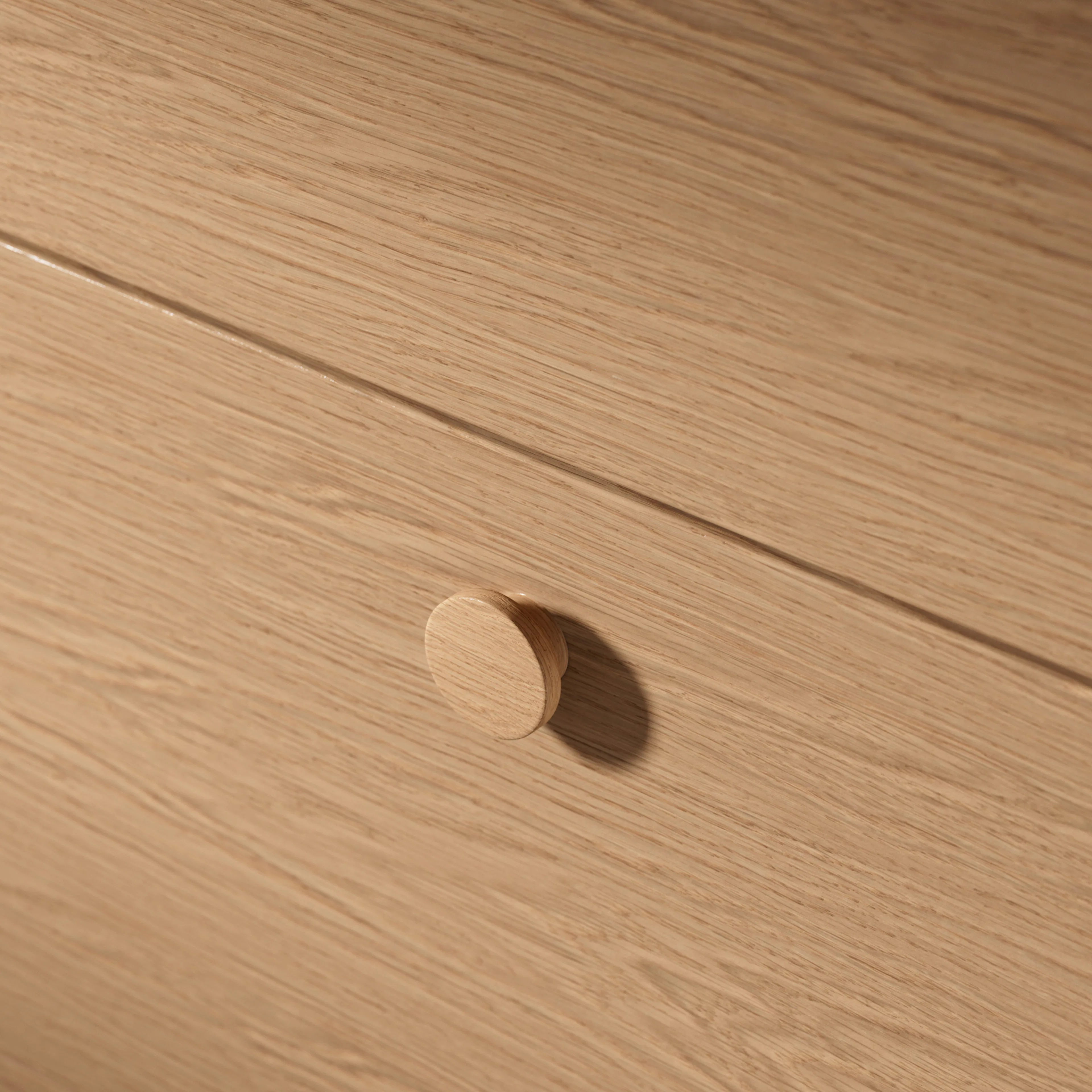 Knopp Dot, Natural Oak, Ø 50 mm. Natural Oak
