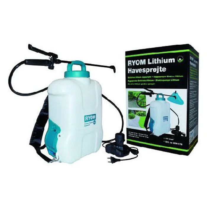 Trädgårdsspruta Ryom 10L med Batteri och Laddare