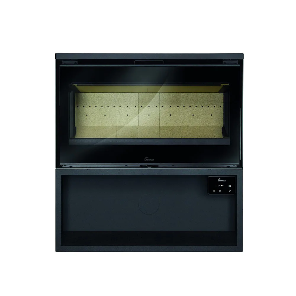 Fristående kamin Lacunza Paris 800 Med vedlåda, Bredd: 790 mm