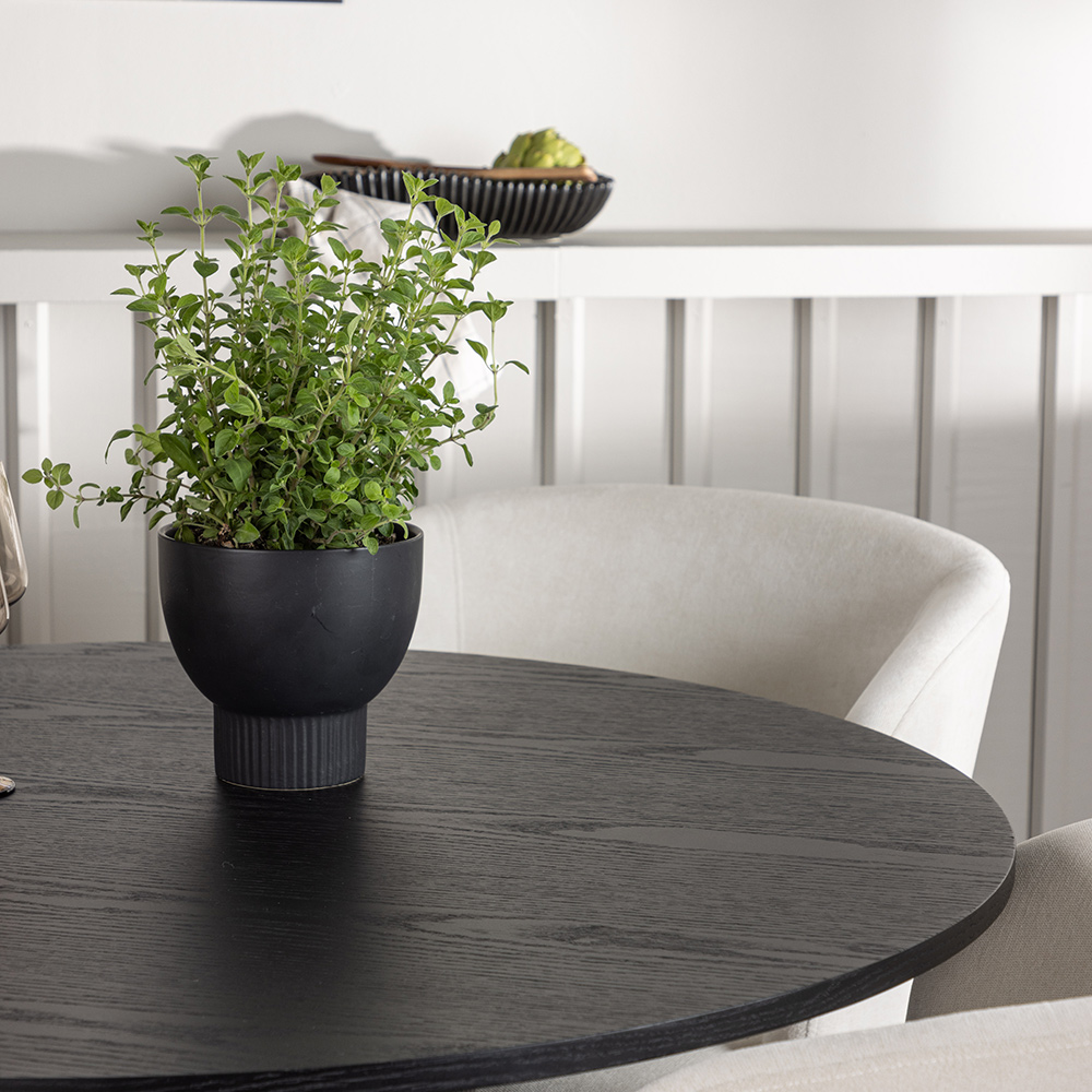 Matgrupp Venture Home Olivia Ø110 cm med 4 st Day stolar