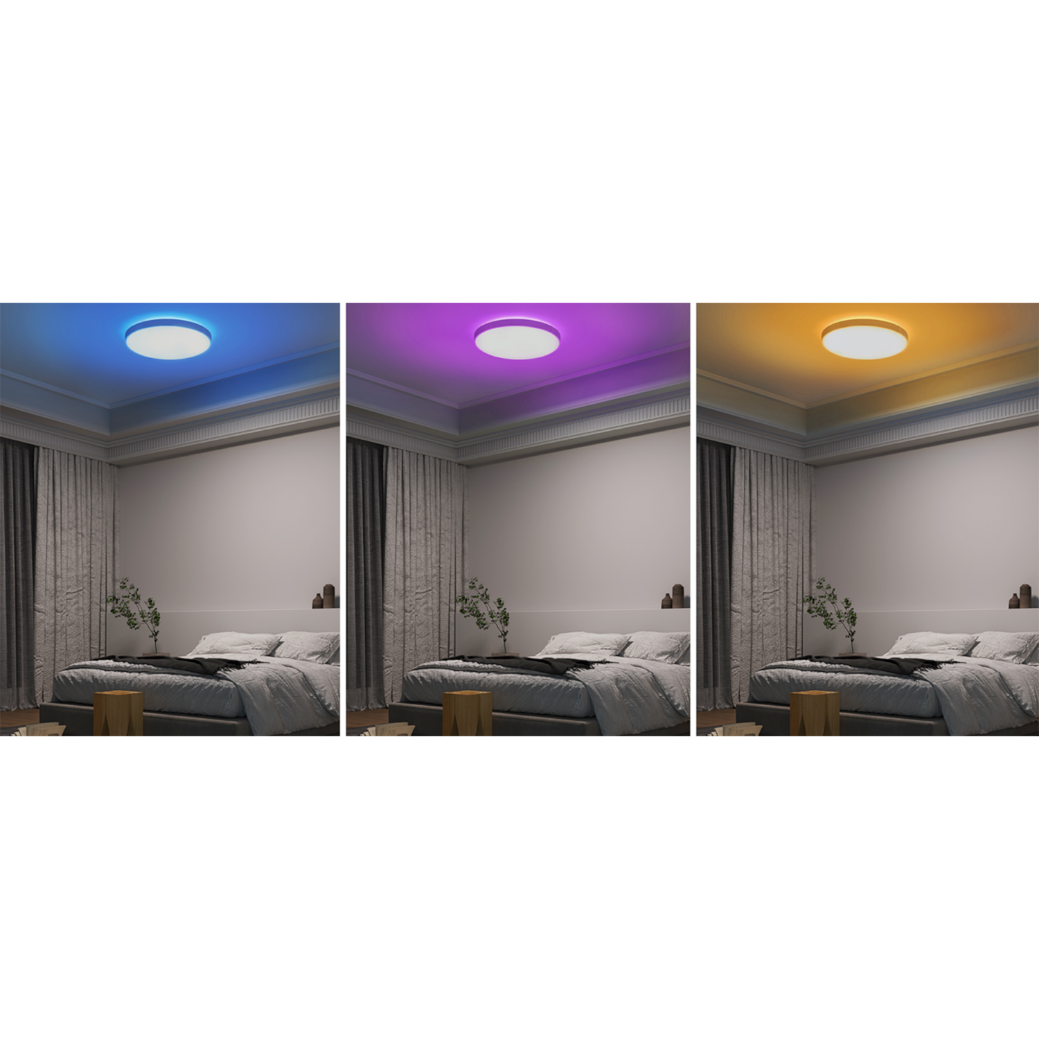 Taklampa Yeelight Arwen 450S, Vit - Smart Belysning