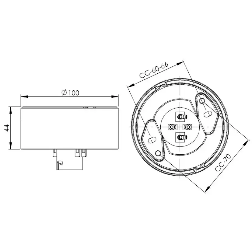 Armatursockel Ifö Electric Vit IP20 Rak B22