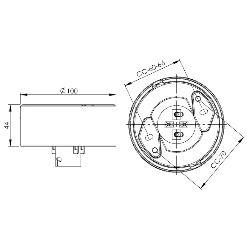 Armatursockel Ifö Electric Vit IP20 Rak B22