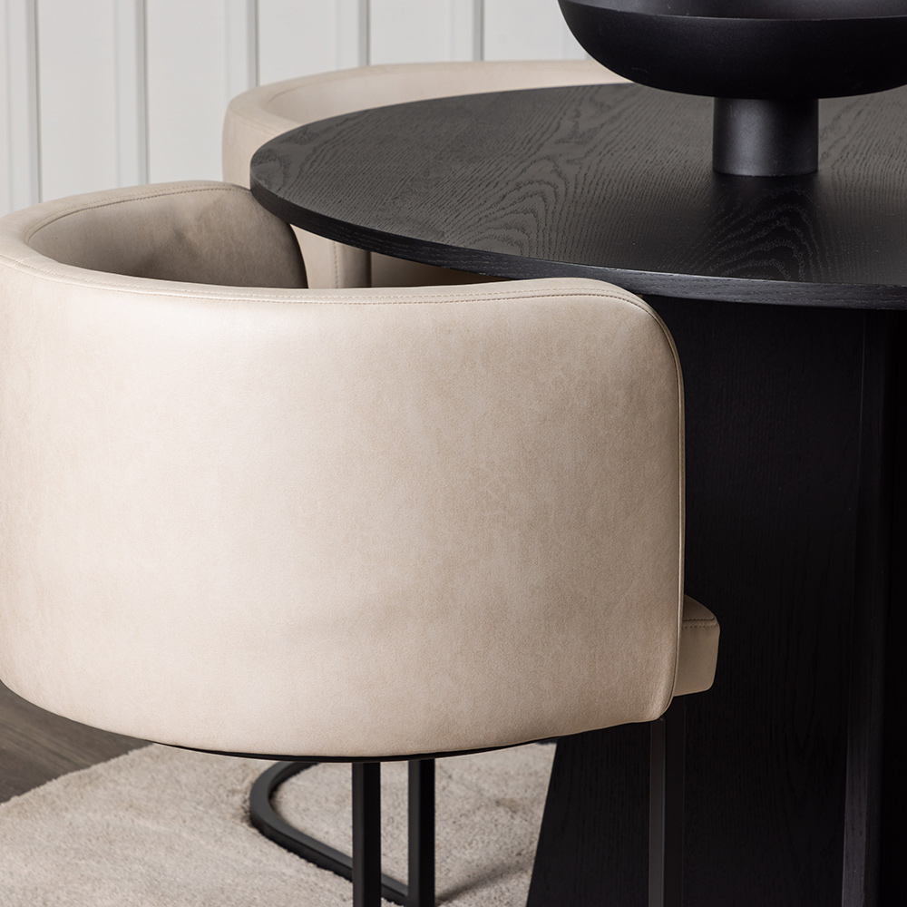 Matgrupp Venture Home Bootcut Ø110 cm med 4 Simrishamn Stolar