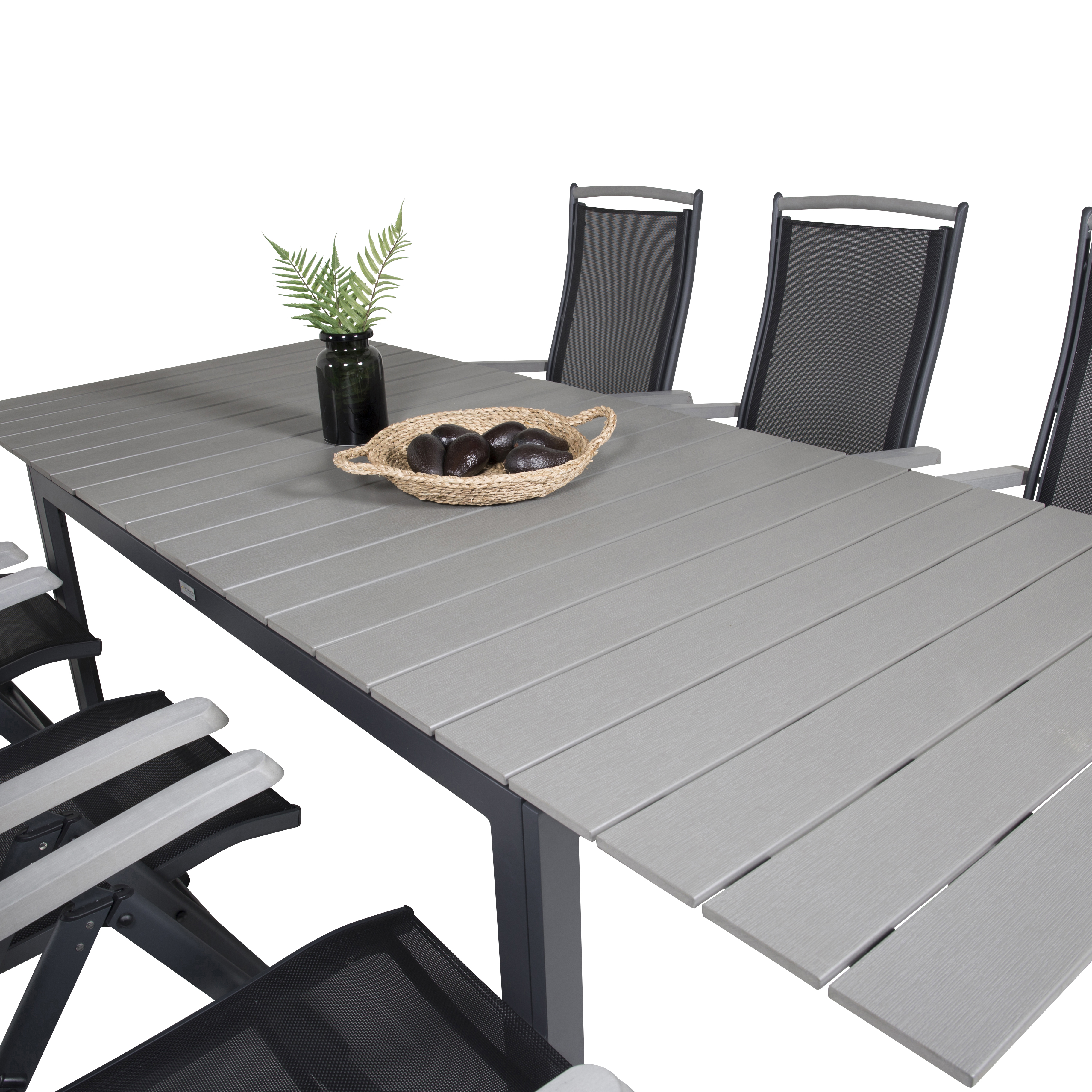 Matgrupp Venture Home Lova 160/240 med 6 Aleyna Stolar