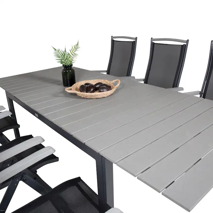 Matgrupp Venture Home Lova 160/240 med 6 Aleyna Stolar