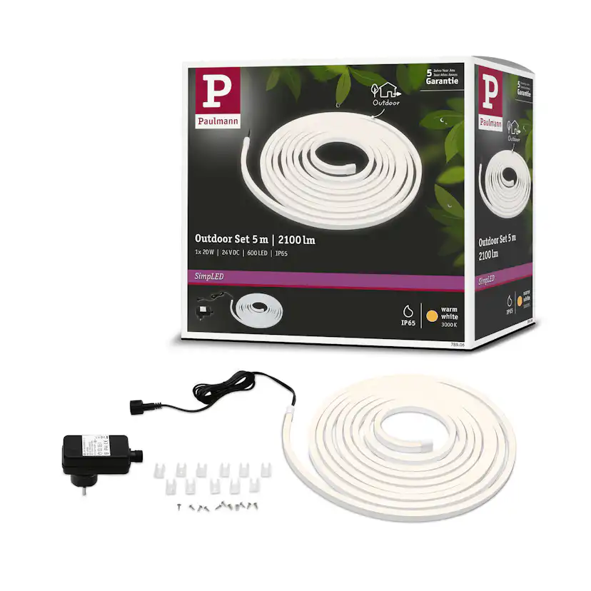 LED-strip Paulmann SimpLED Belagd Outdoor Komplett set IP65