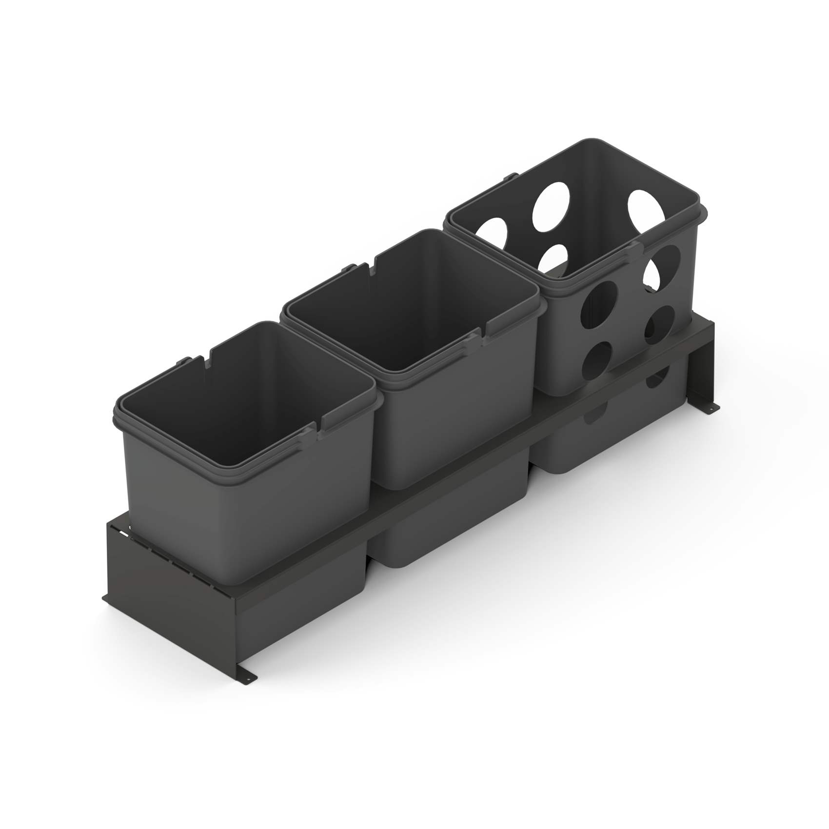 KÄLLSORTERING MERIDA 80X35 MÖRKGRÅ Mått: 80x35 mm