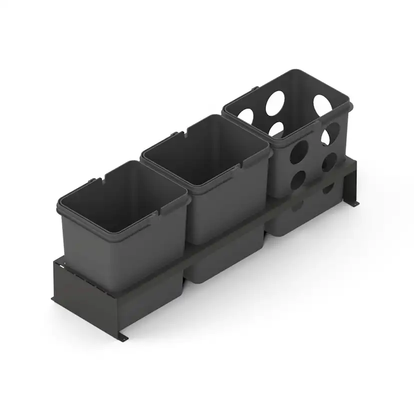 KÄLLSORTERING MERIDA 80X35 MÖRKGRÅ Mått: 80x35 mm