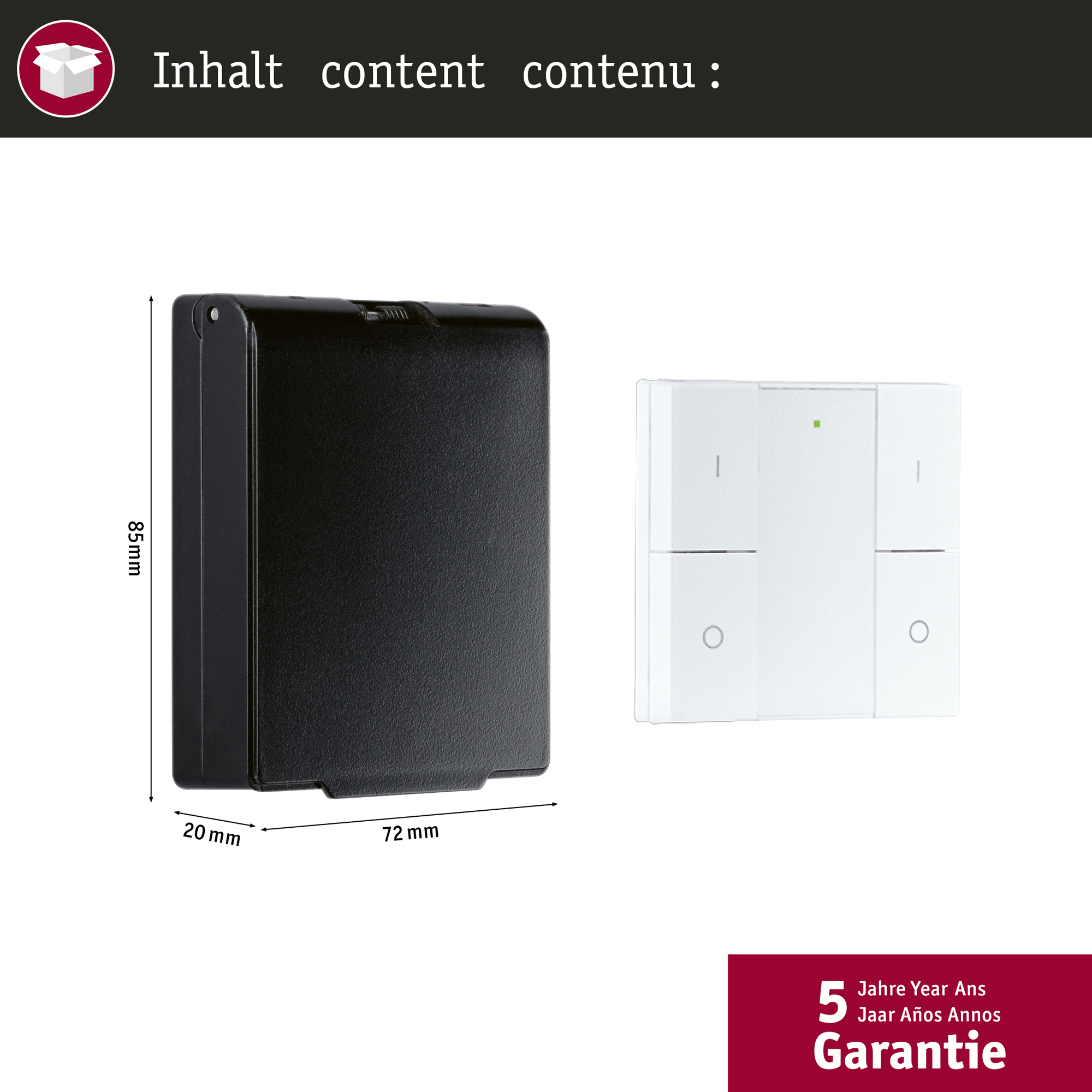 Strömbrytare Paulmann Smart Home Zigbee 3.0 Utomhus