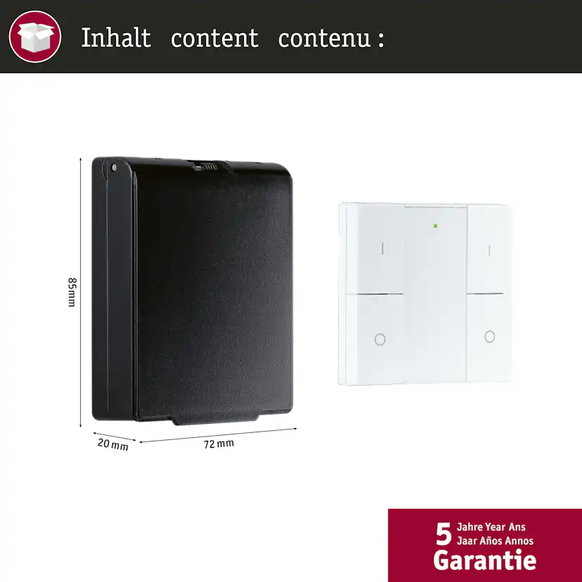 Strömbrytare Paulmann Smart Home Zigbee 3.0 Utomhus