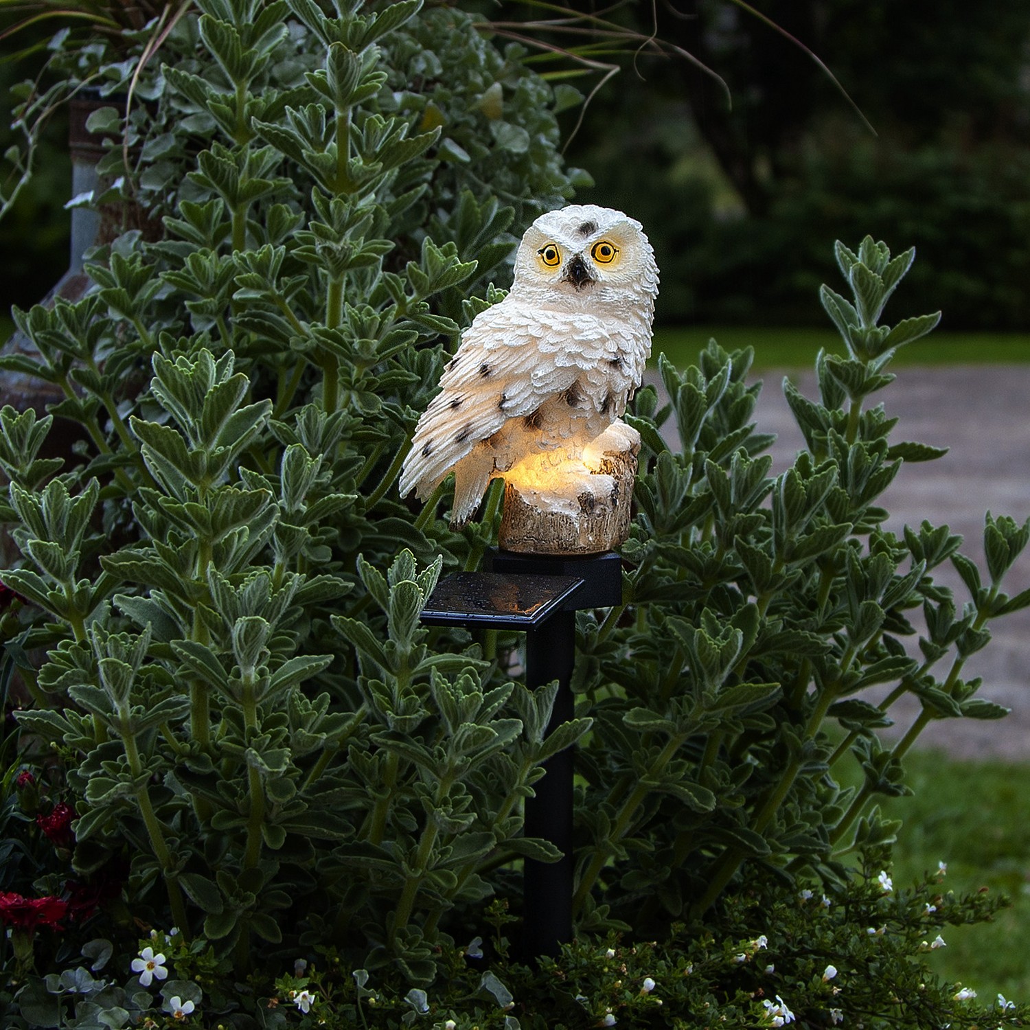 Solcellsdekoration Star Trading Owl LED Solcellslampa