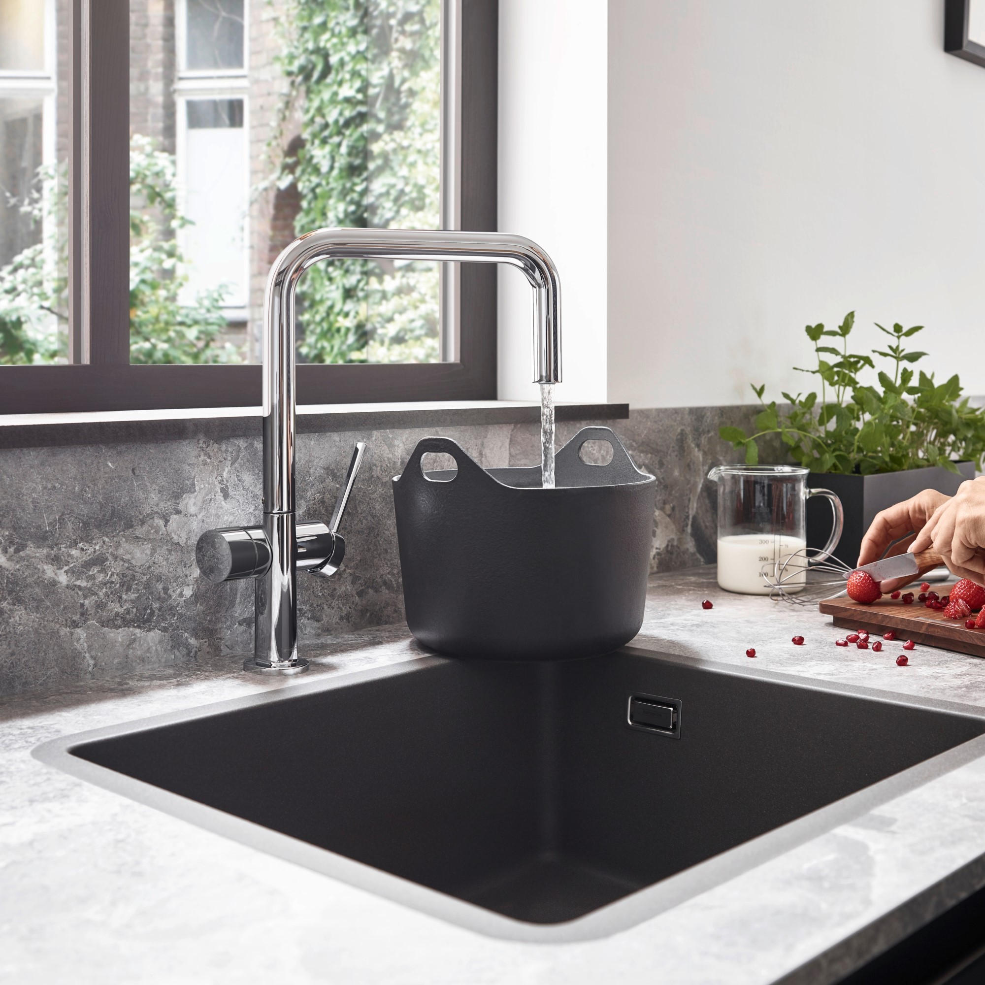 Köksblandare Hansgrohe Talis M54 med U-pip