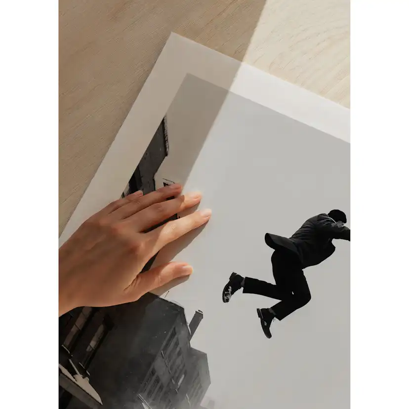Poster Gallerix Airborn Over Car