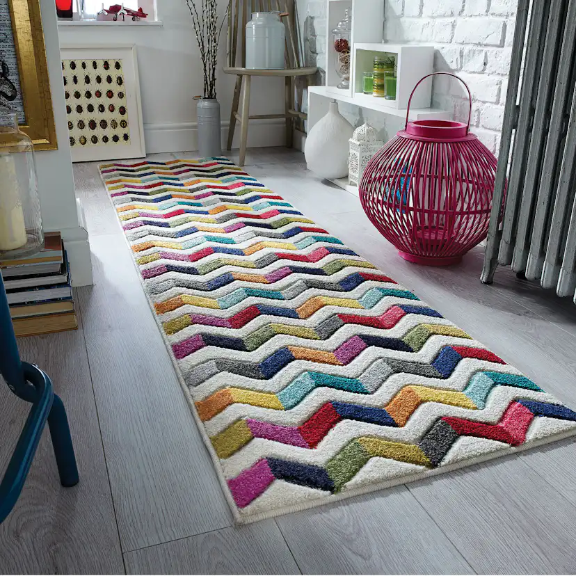Friezematta Flair Rugs Bolero Flerfärgad 66x230