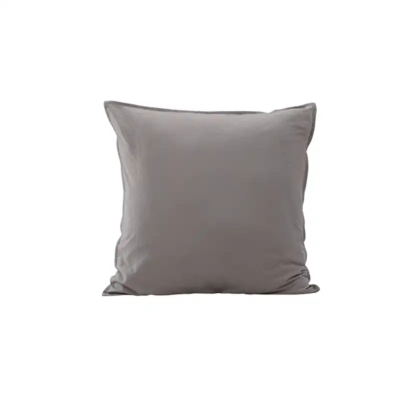 Ronja Cushion Cover Washed Cotton - Grey Grå