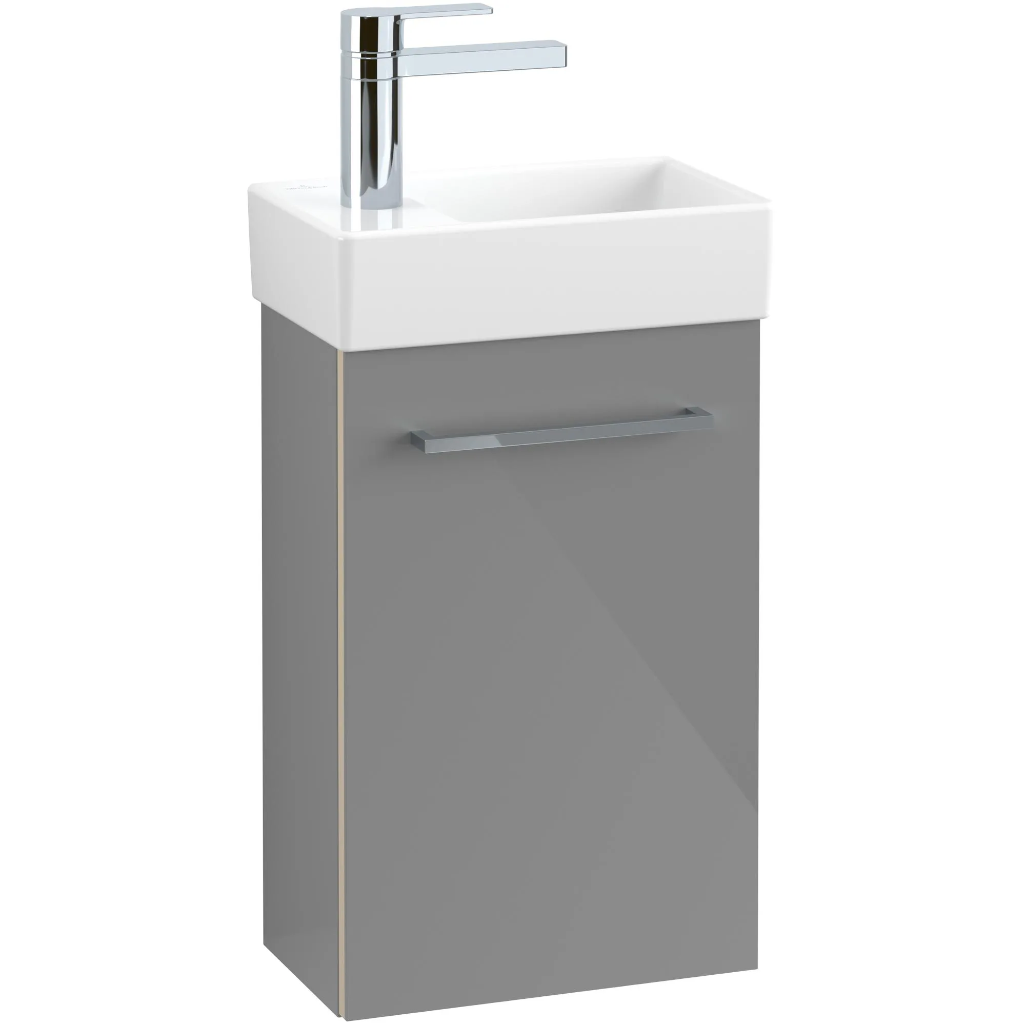 Tvättställ villeroy & Boch Avento 43003RR1 Vit Alpin CeramicPlus, för Enhålsblandare, Tvättställ: Höger