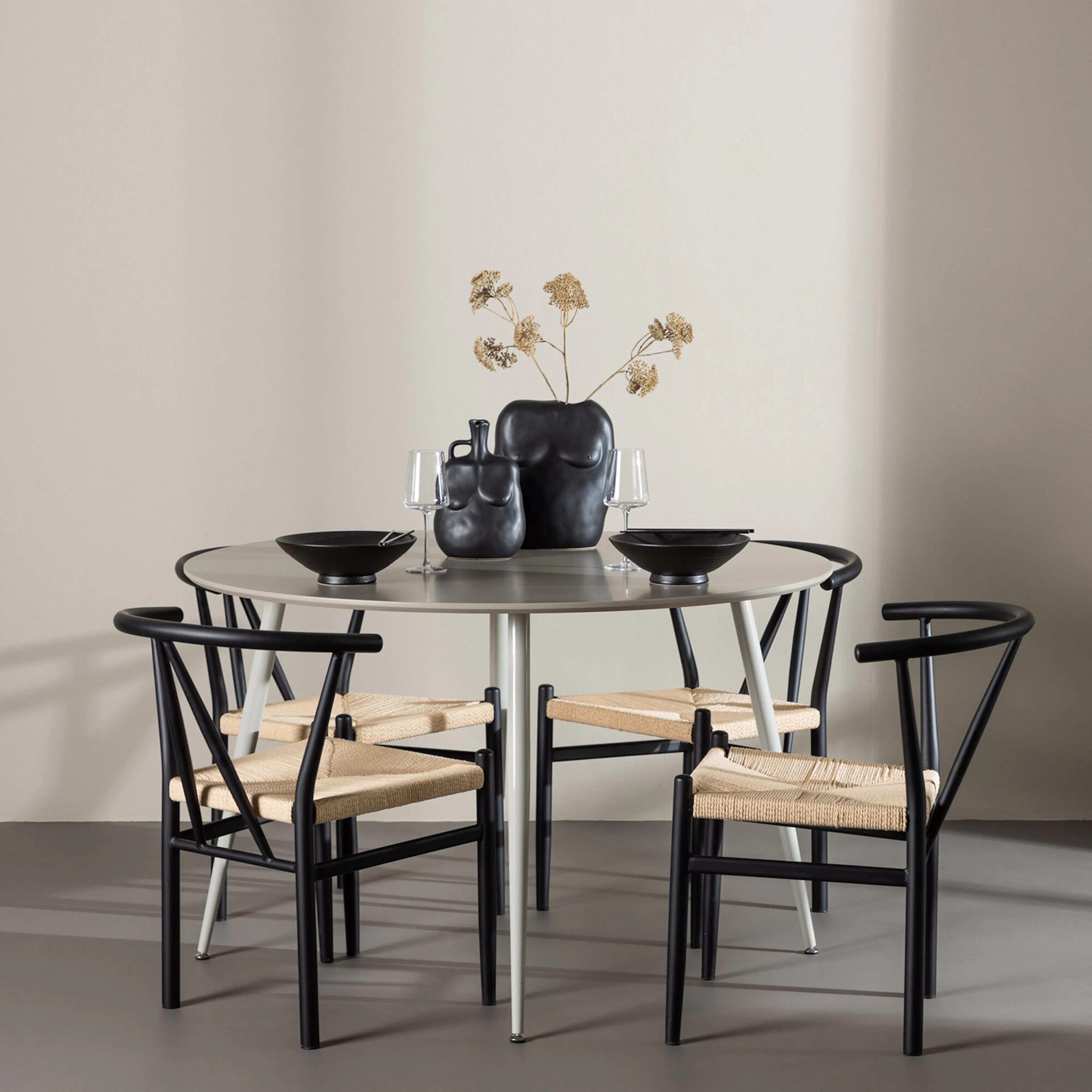 Beige/Svart