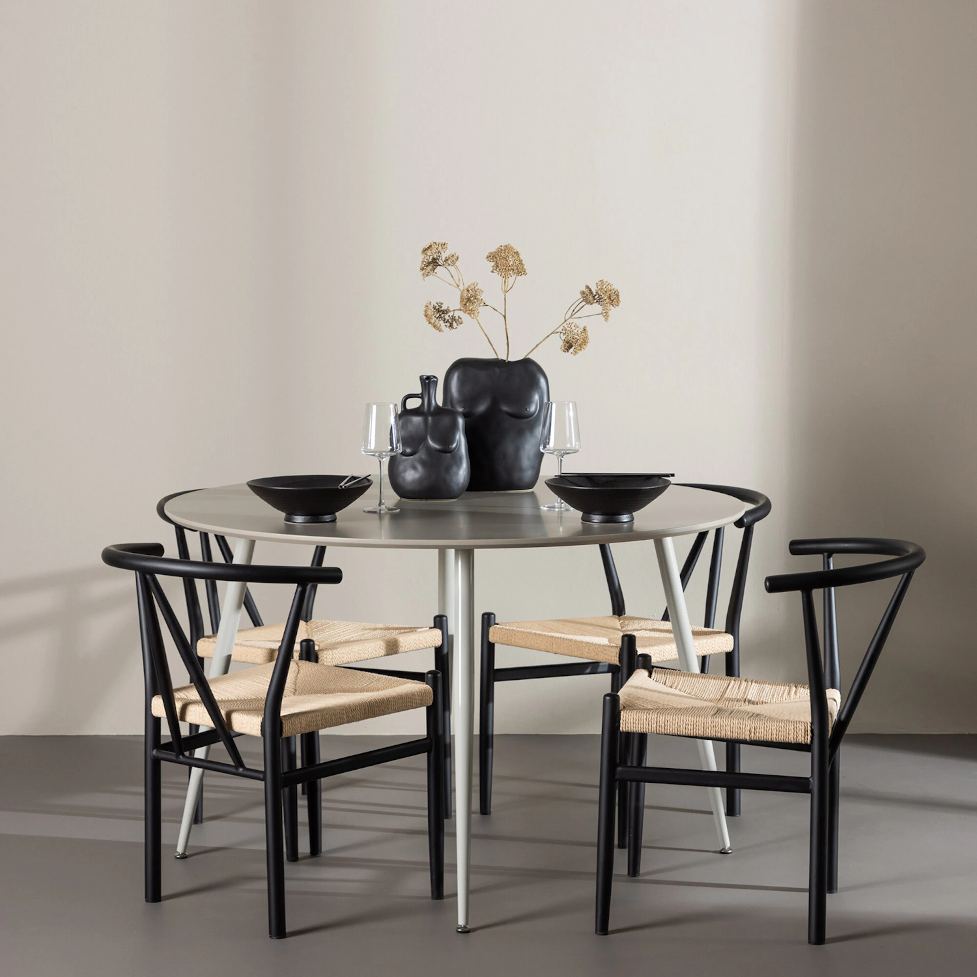 Beige/Svart