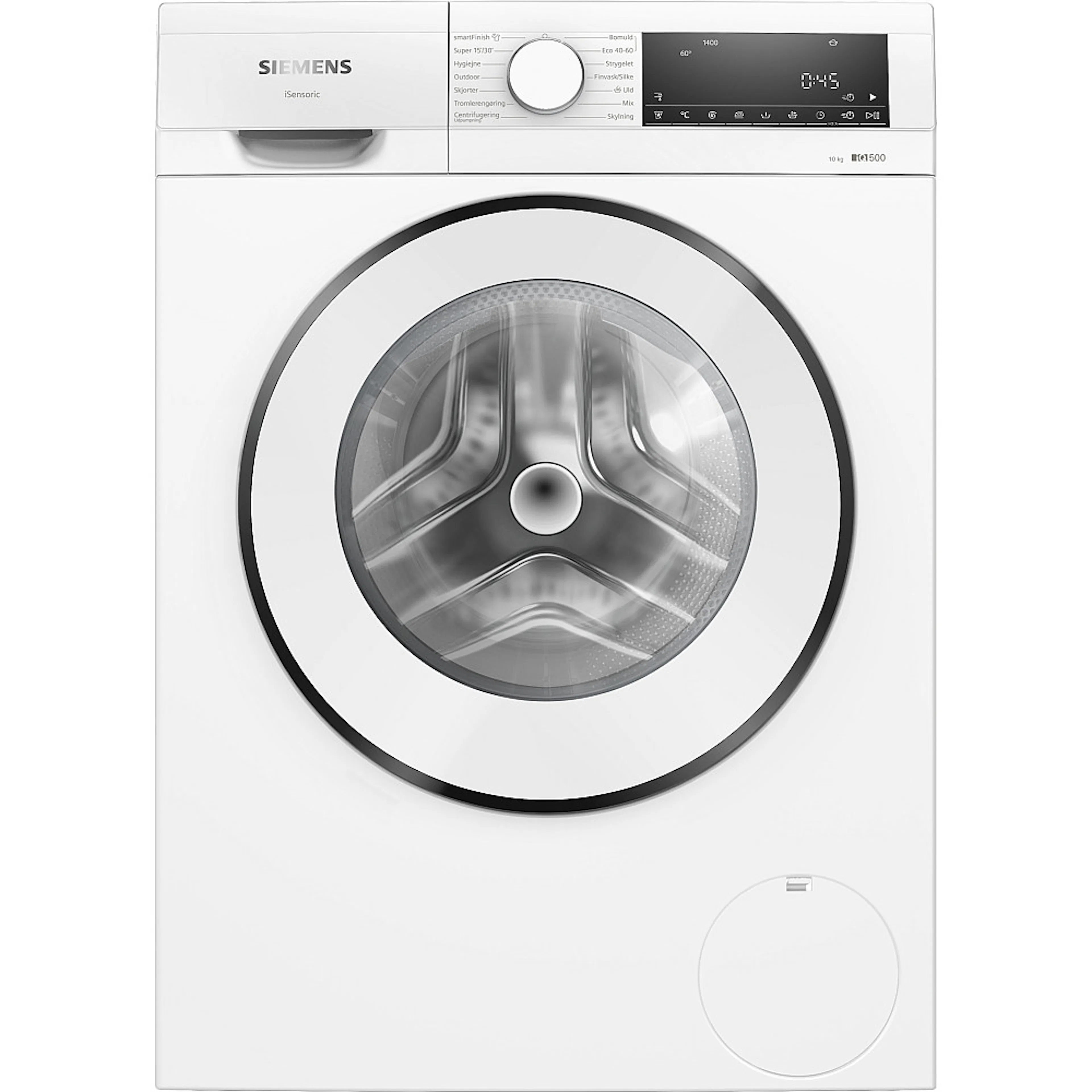 Frontmatad Tvättmaskin Siemens iQ500 WG54G2ZMDN med 10kg Kapacitet
