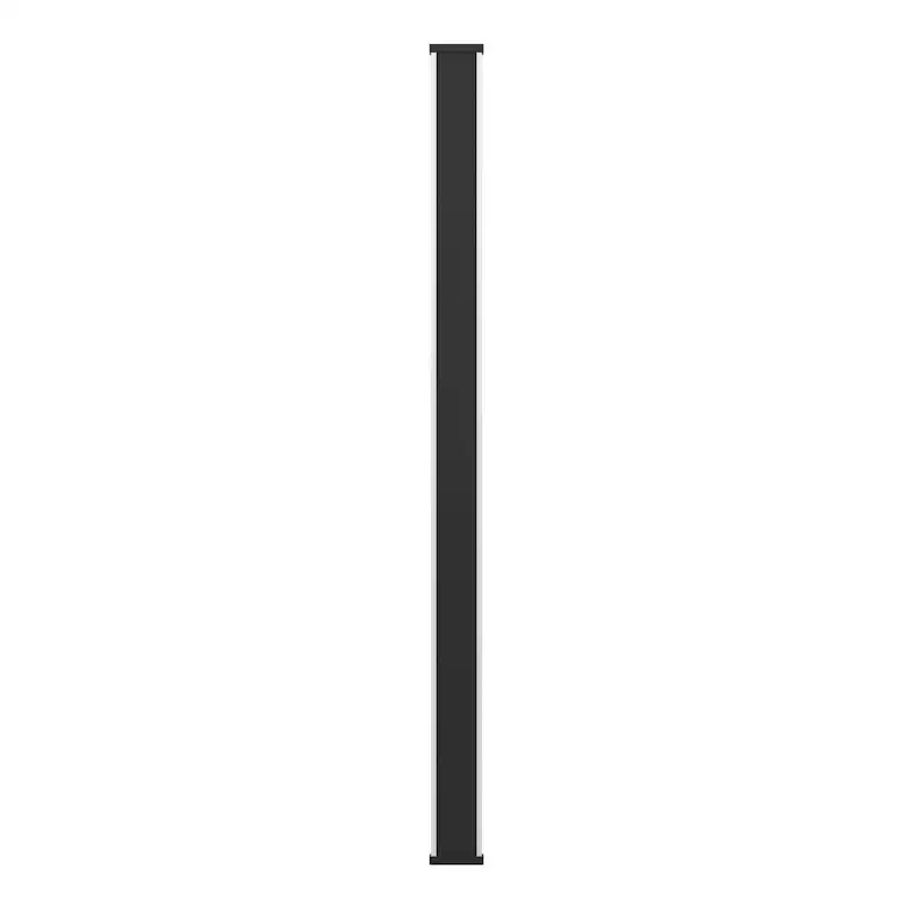 AL-LED-WL/2 L-970 SCHWARZ/WS 'NEVIANO' 970 mm