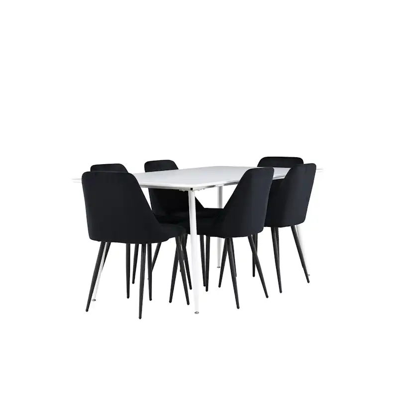 Matgrupp Venture Home Silar 180 med 6 st Night Stolar