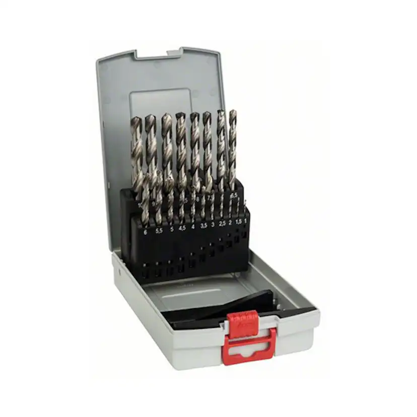 Metallborrsats HSS-G Bosch Power Tools DIN 338 ProBox 19 Delar