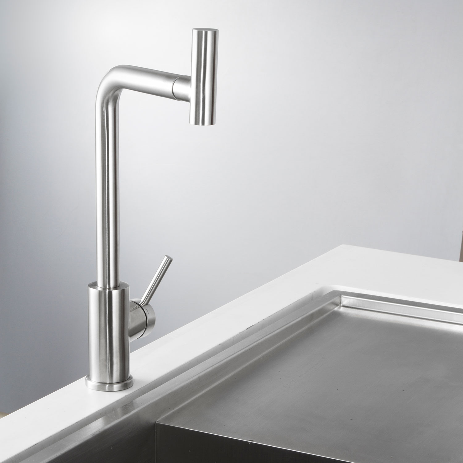 Köksblandare Scandtap Steel Spin Rostfritt Stål