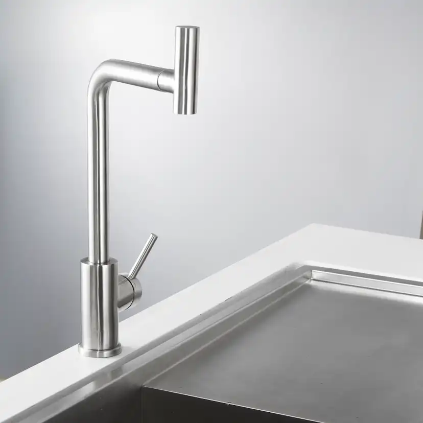 Köksblandare Scandtap Steel Spin Rostfritt Stål