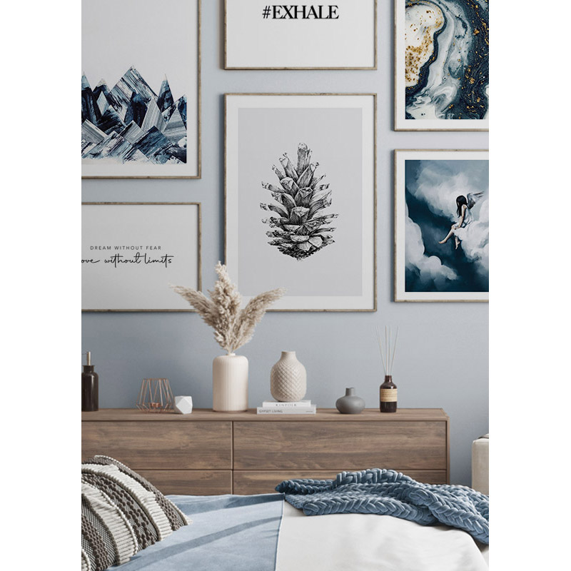 Poster Gallerix Sketched Spruce Cone