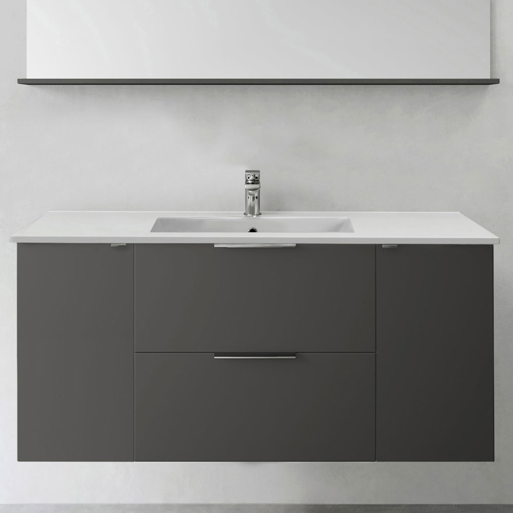 TVÄTTSTÄLLSSKÅP SHAPE 1200C ANTRACIT MED TVÄTTSTÄLL Antracitgrå, B: 1200 mm