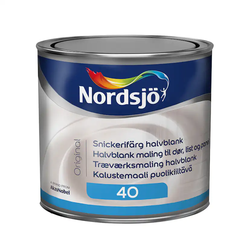 Snickerifärg Nordsjö Original Snickeri Halvblank Nordsjövit