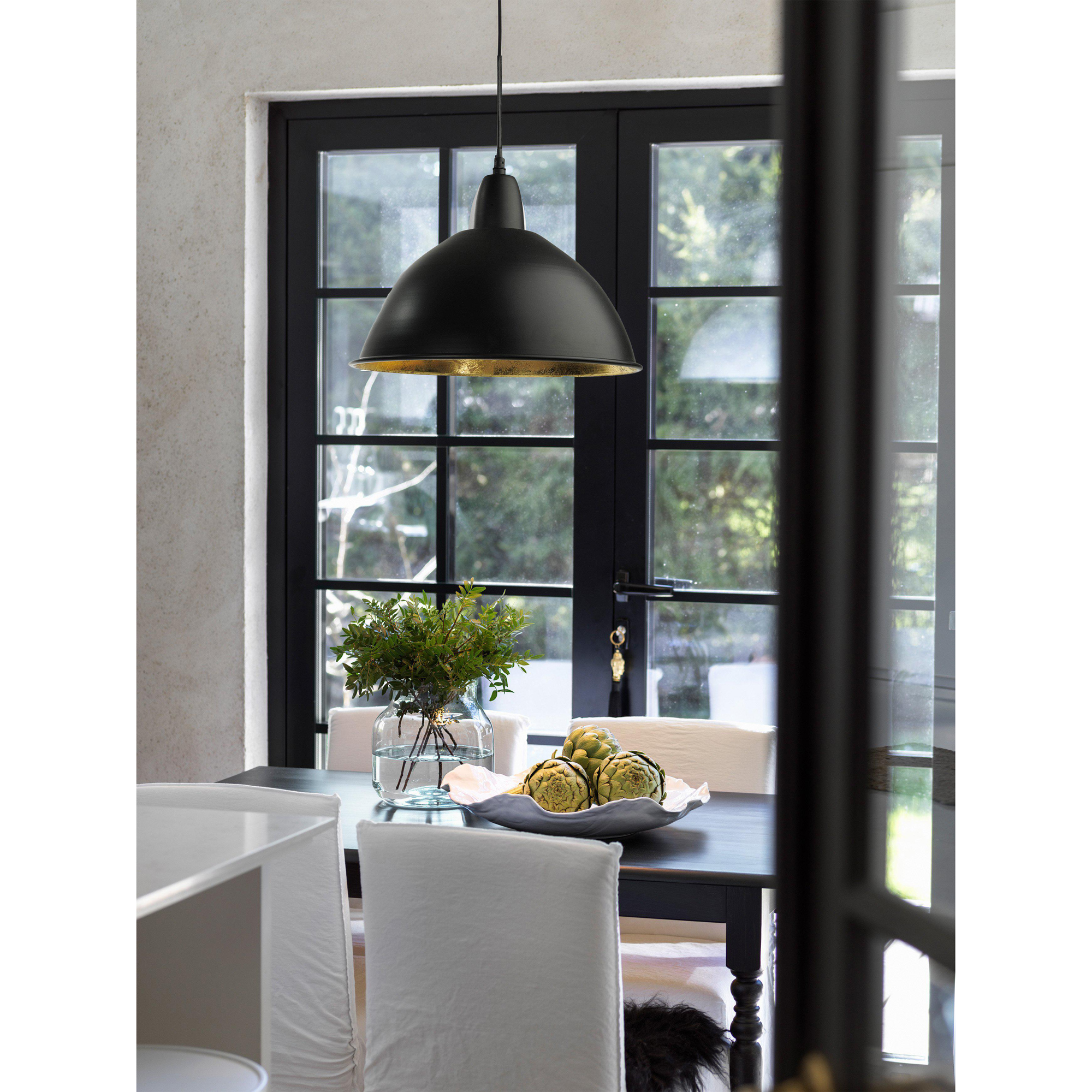 Classic Taklampa Svart 35cm Svart, B: 350 mm